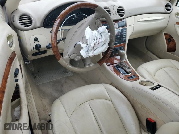 2006 Mercedes-Benz CLK-Class 3.5L with VIN WDBTK56H16F188453, listed as a Copart auction lot 74019644 with 137,860 mi miles and Salvage Title. Bid and sale history available at carsss.com. Image 8.