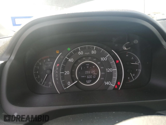 2015 Honda CR-V EX with VIN 2HKRM4H57FH700189, listed as a Copart auction lot 84890264 with 93,120 mi miles and Salvage Title. Bid and sale history available at DreamBid. Image 9.