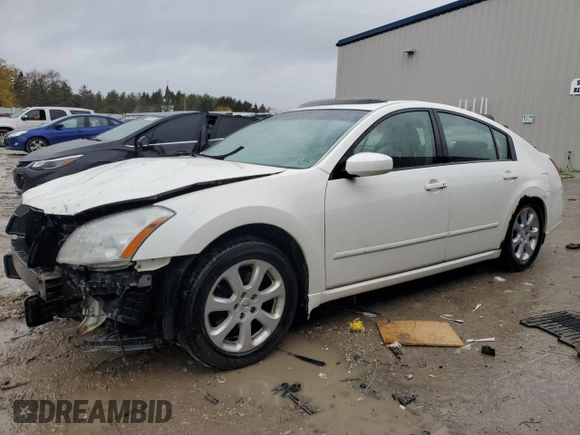 2008 Nissan Maxima 3.5 SE with VIN 1N4BA41E38C824307, listed as a Copart auction lot 79118114 with 215,072 mi miles and Non Repairable. Bid and sale history available at carsss.com. Image 1.