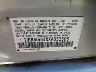 1999 Acura TL with VIN 19UUA564XXA052506, listed as a Copart auction lot 76589374 with 194,585 mi miles and Salvage Title. Bid and sale history available at carsss.com. Image 12.