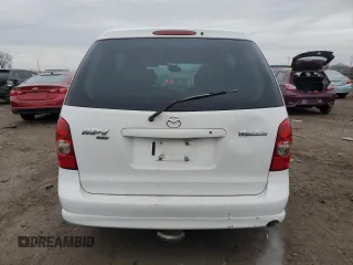 2003 Mazda MPV LX with VIN JM3LW28J030367920, listed as a Copart auction lot 86122524 with 190,138 mi miles and Salvage Title. Bid and sale history available at carsss.com. Image 6.