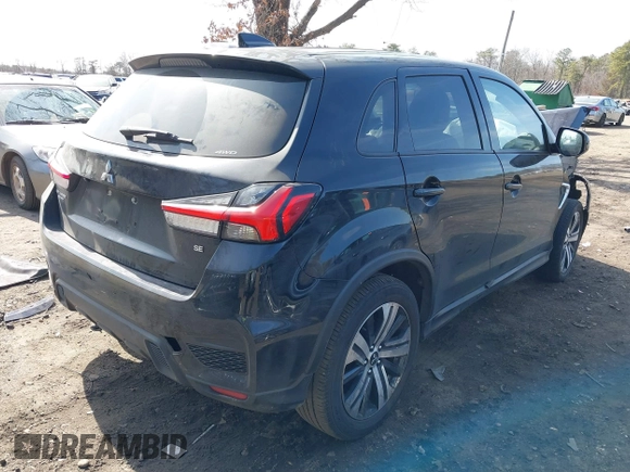 2021 Mitsubishi Outlander ES with VIN JA4ARUAU2MU018656, listed as a IAAI auction lot 41795367 with 74,943 mi miles and . Bid and sale history available at DreamBid. Image 4.