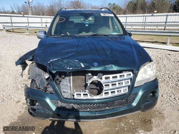 2009 Mercedes-Benz M-Class 3.5L with VIN 4JGBB86E39A453424, listed as a Copart auction lot 47192495 with 216,526 mi miles and Clean Title. Bid and sale history available at carsss.com. Image 5.
