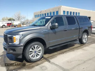 2018 Ford F-150 XL with VIN 1FTEW1EP9JKD68540, listed as a Copart auction lot 50795385 with 75,747 mi miles and Clean Title. Bid and sale history available at carsss.com. Image 1.