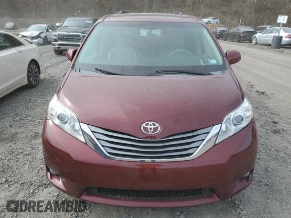 2012 Toyota Sienna XLE with VIN 5TDDK3DC2CS048425, listed as a Copart auction lot 48847955 with 165,631 mi miles and Salvage Title. Bid and sale history available at carsss.com. Image 5.