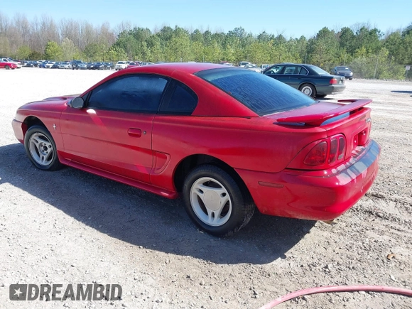 1996 Ford Mustang with VIN 1FALP4044TF203127, listed as a IAAI auction lot 41887713 with 86,008 mi miles. Bid and sale history available at carsss.com. Image 3.