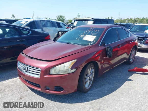 2012 Nissan Maxima S с VIN 1N4AA5AP0CC821571, выставлен на аукционе IAAI как лот 42171453 с пробегом 121 859 миль миль и . История ставок и продаж доступна на DreamBid. Изображение 2.