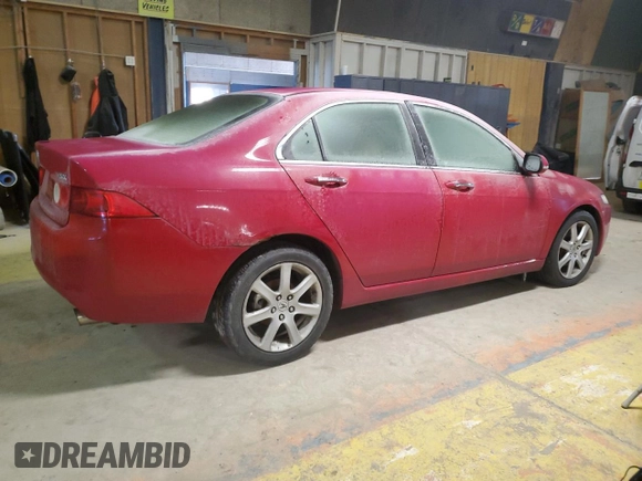2004 Acura TSX w/Navigation with VIN JH4CL96994C003450, listed as a Copart auction lot 42313185 with 216,477 mi miles and Salvage Title. Bid and sale history available at carsss.com. Image 3.