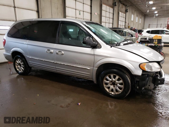 2001 Chrysler Town & Country LXi with VIN 2C8GP54L81R305070, listed as a Copart auction lot 42321265 with Not Provided miles and Salvage Title. Bid and sale history available at DreamBid. Image 4.