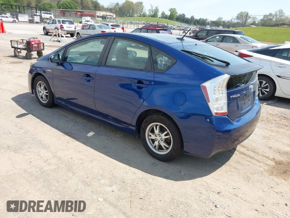 2011 Toyota Prius I with VIN JTDKN3DU3B0315824, listed as a IAAI auction lot 42034022 with 230,653 mi miles. Bid and sale history available at carsss.com. Image 3.