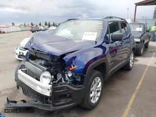 2018 Jeep Renegade Upland Edition with VIN ZACCJBAB7JPJ31912, listed as a IAAI auction lot 41562411 with 23,777 mi miles. Bid and sale history available at carsss.com. Image 18.
