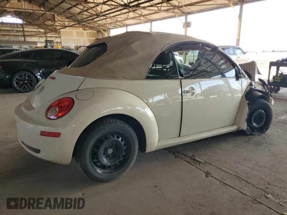 2007 Volkswagen Beetle with VIN 3VWSG31Y47M420763, listed as a Copart auction lot 61287725 with 55,238 mi miles and Salvage title. Bid and sale history available at DreamBid. Image 3.