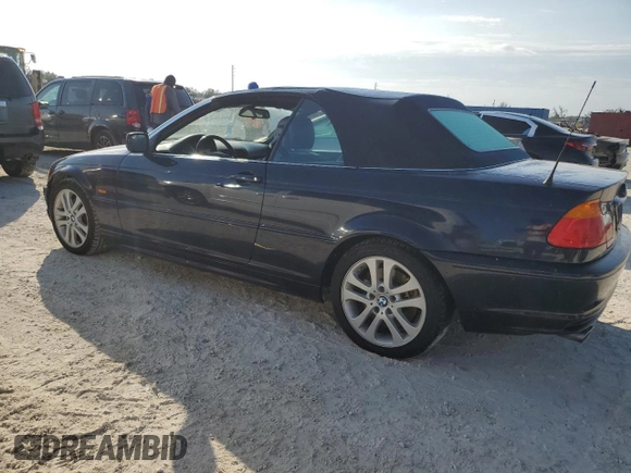 2003 BMW 3 Series 330Ci with VIN WBABS53423JU96915, listed as a Copart auction lot 77735064 with 0 mi miles and Salvage Title. Bid and sale history available at carsss.com. Image 2.