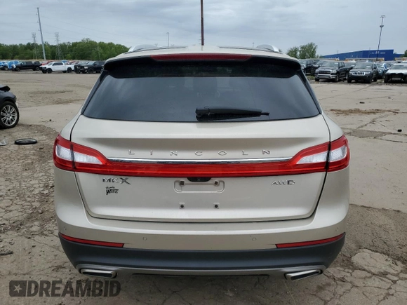 2017 Lincoln MKX Reserve with VIN 2LMPJ8LR3HBL53699, listed as a Copart auction lot 57590685 with 70,241 mi miles and Clean title. Bid and sale history available at DreamBid. Image 6.