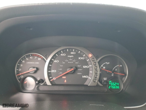 2005 Honda Pilot LX with VIN 2HKYF18125H505956, listed as a Copart auction lot 49728655 with 275,696 mi miles and Salvage Title. Bid and sale history available at carsss.com. Image 9.