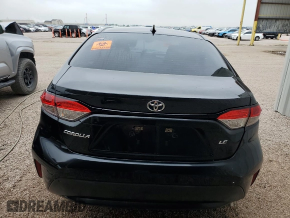 2020 Toyota Corolla LE with VIN 5YFEPRAE5LP089364, listed as a Copart auction lot 88395935 with 59,146 mi miles and Salvage Title. Bid and sale history available at carsss.com. Image 6.