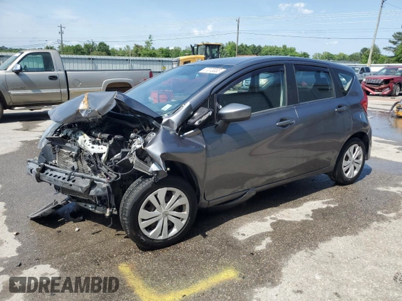 2017 Nissan Note SV with VIN 3N1CE2CP5HL360790, listed as a Copart auction lot 57073065 with 122,998 mi miles and Salvage title. Bid and sale history available at DreamBid. Image 1.