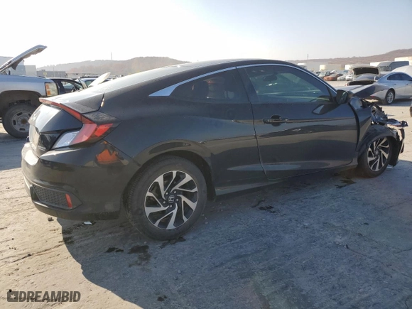 2017 Honda Civic Coupe LX-P with VIN 2HGFC4B07HH304022, listed as a Copart auction lot 82953274 with 85,132 mi miles and Salvage Title. Bid and sale history available at carsss.com. Image 3.