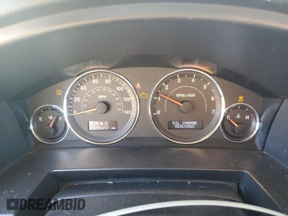 2010 Jeep Commander Sport with VIN 1J4RG4GK4AC125711, listed as a Copart auction lot 60369545 with 209,522 mi miles and Clean title. Bid and sale history available at DreamBid. Image 9.