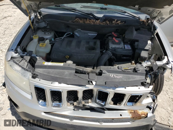 2011 Jeep Compass Limited with VIN 1J4NF5FB9BD201606, listed as a Copart auction lot 48204785 with 183,658 mi miles and Non Repairable. Bid and sale history available at carsss.com. Image 12.