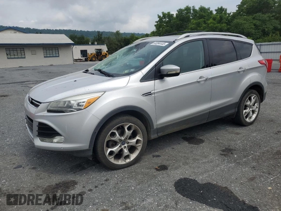 2013 Ford Escape Titanium with VIN 1FMCU9J9XDUB88989, listed as a Copart auction lot 64994445 with 192,833 mi miles and Salvage title. Bid and sale history available at DreamBid. Image 1.
