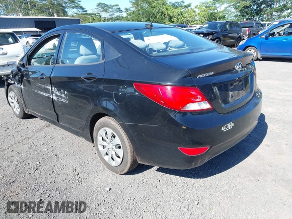 2017 Hyundai Accent SE with VIN KMHCT4AE7HU288914, listed as a IAAI auction lot 41571042 with Not Provided miles and . Bid and sale history available at carsss.com. Image 3.