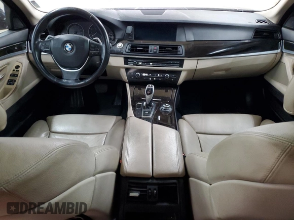 2011 BMW 5 Series 535i with VIN WBAFR7C58BC801354, listed as a Copart auction lot 50612135 with 164,237 mi miles and Salvage Title. Bid and sale history available at DreamBid. Image 8.