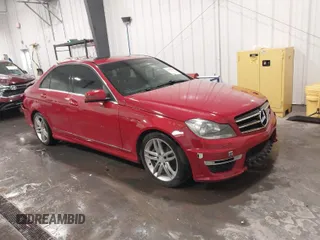 2014 Mercedes-Benz C-Class C 300 Sport with VIN WDDGF8AB6EG175837, listed as a IAAI auction lot 41854742 with 119,777 mi miles. Bid and sale history available at carsss.com. Image 1.