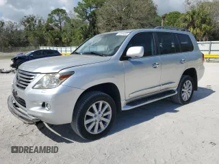 2010 Lexus LX 570 z VIN JTJHY7AX4A4042257, wystawiony jako Copart lot #43974665 z przebiegiem 169 672 mil mil oraz Szkoda całkowita • Salvage title. Historia ofert i sprzedaży dostępna na DreamBid. Obrazek 1.