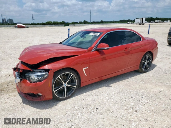 2018 BMW 4 Series 430i z VIN WBA4Z1C53JEC71496, wystawiony jako Copart lot #61185395 z przebiegiem 127 491 mil mil oraz Czysty tytuł • Clean title. Historia ofert i sprzedaży dostępna na DreamBid. Obrazek 1.