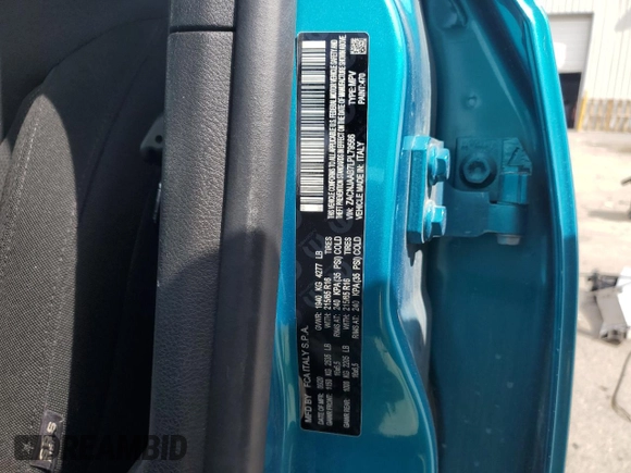 2020 Jeep Renegade Sport with VIN ZACNJAAB7LPL79566, listed as a Copart auction lot 57182895 with 34,599 mi miles and Salvage title. Bid and sale history available at DreamBid. Image 12.