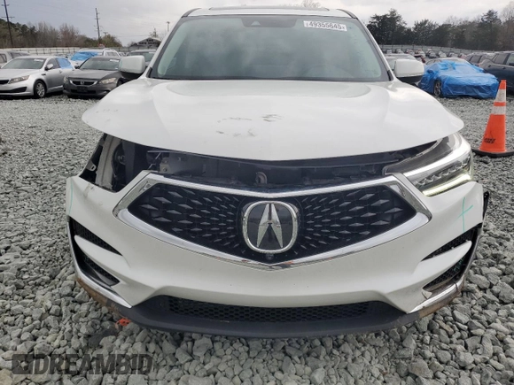 2021 Acura RDX w/Advance Package with VIN 5J8TC1H77ML019498, listed as a Copart auction lot 49355645 with 53,990 mi miles and Salvage Title. Bid and sale history available at carsss.com. Image 5.