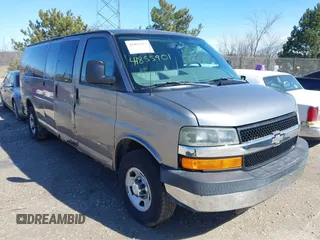 2006 Chevrolet Express Passenger с VIN 1GAHG39U861249017, выставлен на аукционе IAAI как лот 41855901 с пробегом 128 834 миль миль и . История ставок и продаж доступна на DreamBid. Изображение 1.
