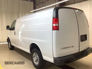 2022 Chevrolet Express Cargo Van with VIN 1GCWGAFP3N1259311, listed as a IAAI auction lot 42183197 with 42,991 mi miles. Bid and sale history available at carsss.com. Image 1.