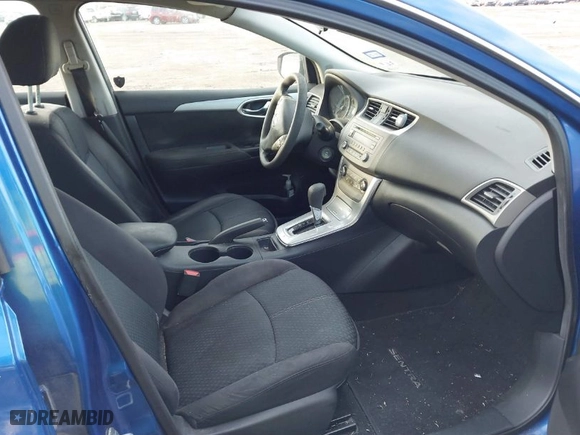 2014 Nissan Sentra SV with VIN 3N1AB7AP6EL639418, listed as a IAAI auction lot 41354872 with 142,833 mi miles. Bid and sale history available at carsss.com. Image 5.