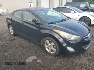 2013 Hyundai Elantra GLS with VIN 5NPDH4AE9DH338730, listed as a Copart auction lot 61090885 with 109,014 mi miles and Salvage title. Bid and sale history available at DreamBid. Image 4.