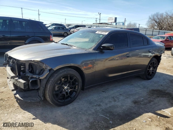 2017 Dodge Charger SXT with VIN 2C3CDXJG6HH638982, listed as a Copart auction lot 46188125 with 65,682 mi miles and Salvage Title. Bid and sale history available at carsss.com. Image 1.
