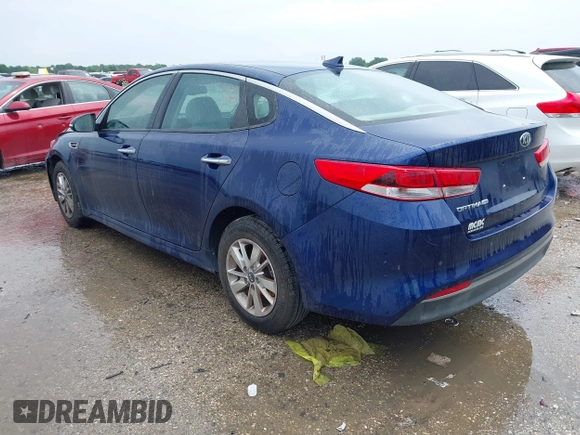 2016 Kia Optima LX with VIN 5XXGT4L34GG083587, listed as a IAAI auction lot 42273240 with 87,286 mi miles and . Bid and sale history available at DreamBid. Image 3.