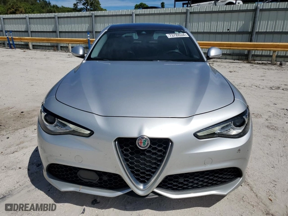 2017 Alfa Romeo Giulia Ti with VIN ZARFAECN4H7562648, listed as a Copart auction lot 73799534 with 56,783 mi miles and Salvage Title. Bid and sale history available at carsss.com. Image 5.