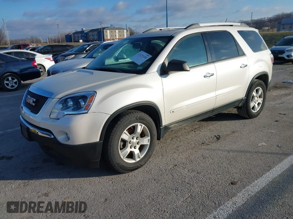 2010 GMC Acadia SLE with VIN 1GKLRLED6AJ148461, listed as a IAAI auction lot 41235180 with 222,446 mi miles and . Bid and sale history available at DreamBid. Image 2.