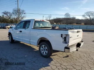 2017 Ford F-150 XL with VIN 1FTEX1CF4HKC30650, listed as a Copart auction lot 43618595 with 51,365 mi miles and Clean Title. Bid and sale history available at carsss.com. Image 2.