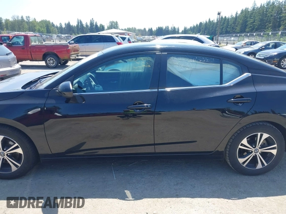 2022 Nissan Sentra SV z VIN 3N1AB8CV0NY256613, wystawiony jako IAAI lot #42440347 z przebiegiem 65 030 mil mil oraz . Historia ofert i sprzedaży dostępna na DreamBid. Obrazek 15.