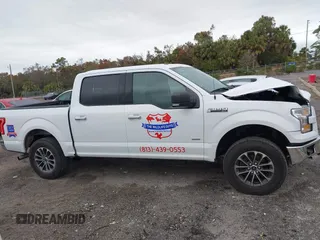 2017 Ford F-150 XL with VIN 1FTEW1EP6HFB40594, listed as a IAAI auction lot 41309921 with 184,454 mi miles. Bid and sale history available at carsss.com. Image 13.