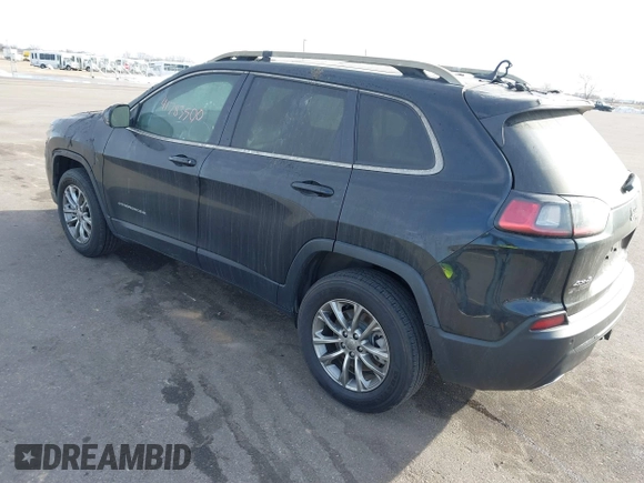2021 Jeep Cherokee Latitude Lux with VIN 1C4PJMMX8MD166775, listed as a IAAI auction lot 41783500 with 19,869 mi miles and . Bid and sale history available at carsss.com. Image 3.