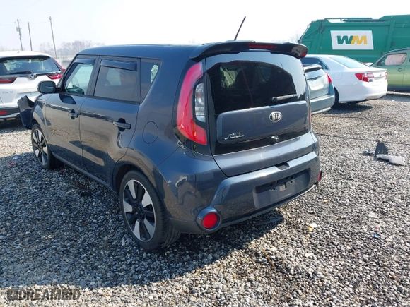 2015 Kia Soul ! with VIN KNDJX3A55F7132098, listed as a IAAI auction lot 41850622 with 104,122 mi miles. Bid and sale history available at carsss.com. Image 3.