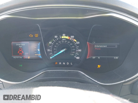 2017 Ford Fusion SE with VIN 3FA6P0H79HR398835, listed as a IAAI auction lot 41583142 with 162,707 mi miles. Bid and sale history available at carsss.com. Image 7.
