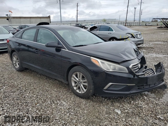 2017 Hyundai Sonata 2.4L with VIN 5NPE24AF4HH532568, listed as a Copart auction lot 51643865 with 158,057 mi miles and Salvage Title. Bid and sale history available at DreamBid. Image 4.