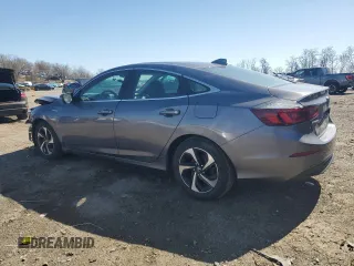 2021 Honda Insight EX with VIN 19XZE4F52ME011002, listed as a Copart auction lot 51849355 with 104,298 mi miles and Salvage Title. Bid and sale history available at carsss.com. Image 2.
