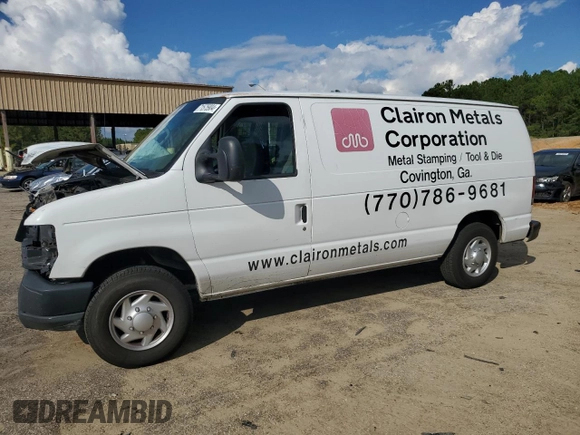 2008 Ford Econoline Cargo Commercial with VIN 1FTNE14L28DA36035, listed as a Copart auction lot 71575904 with 305,497 mi miles and Salvage title. Bid and sale history available at DreamBid. Image 1.
