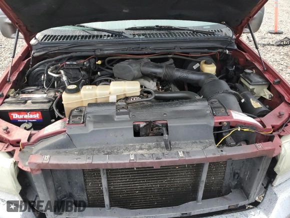 2002 Ford Excursion XLT with VIN 1FMNU41S12EC55212, listed as a Copart auction lot 80321454 with 243,448 mi miles and Clean Title. Bid and sale history available at DreamBid. Image 12.